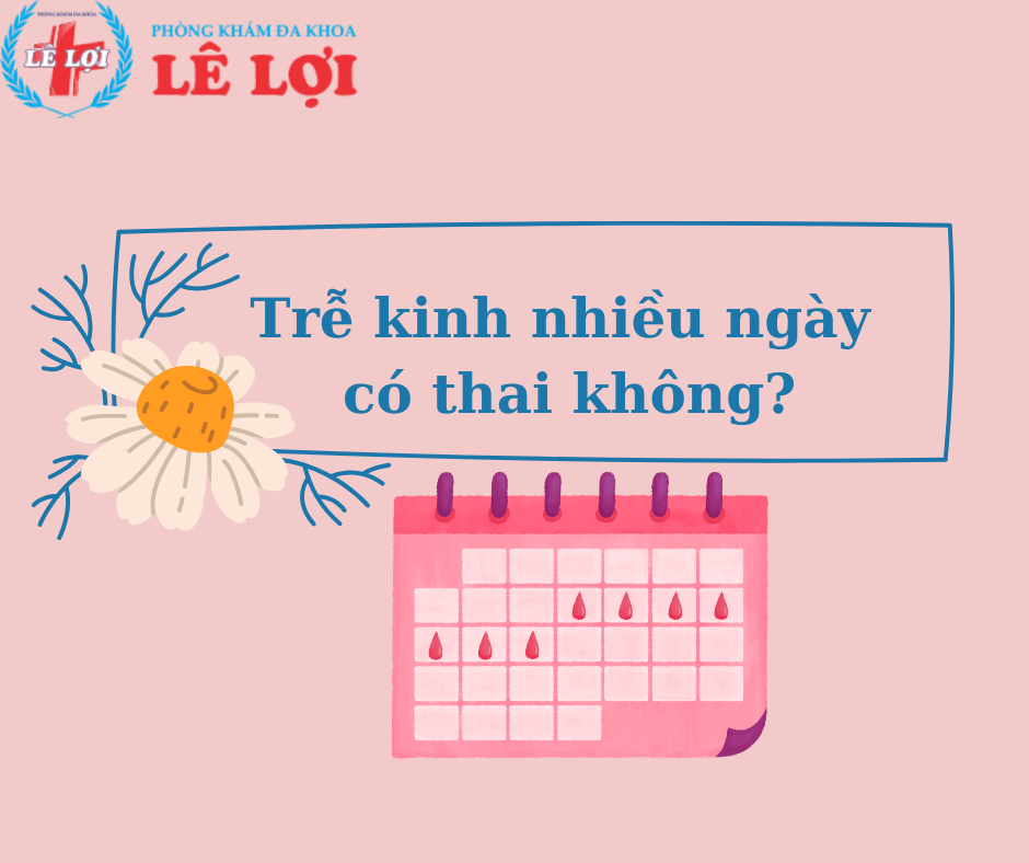 Trễ kinh nhiều ngày có thai không?